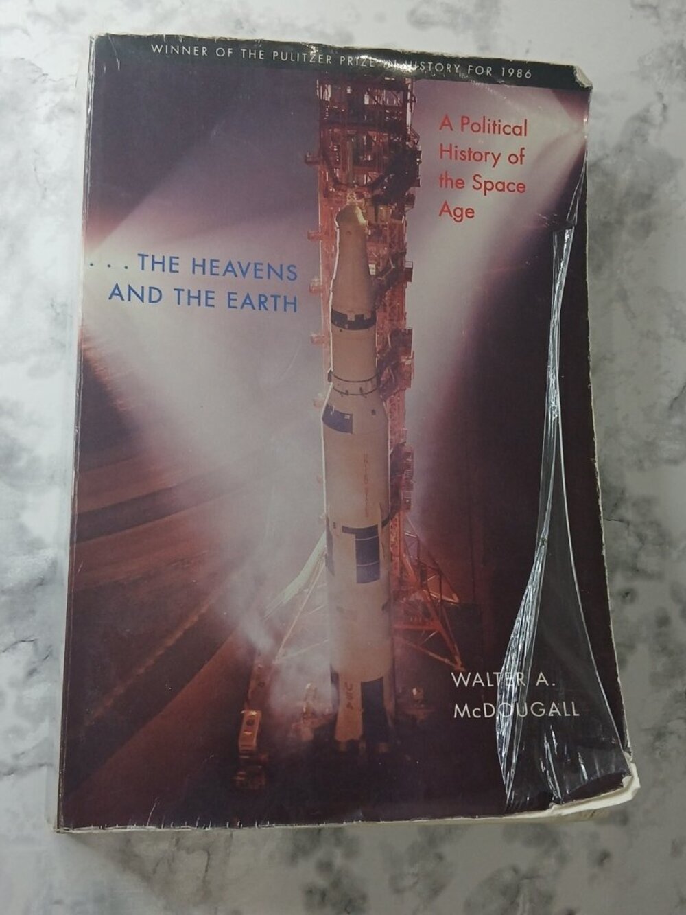 The Heavens and the Earth Walter A McDougall Space History Paperback Pulitzer
